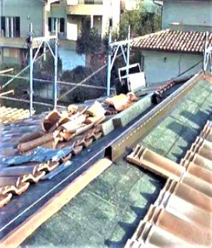 Colmo ventilato tetto