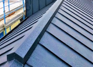 Tetto con aggraffatura